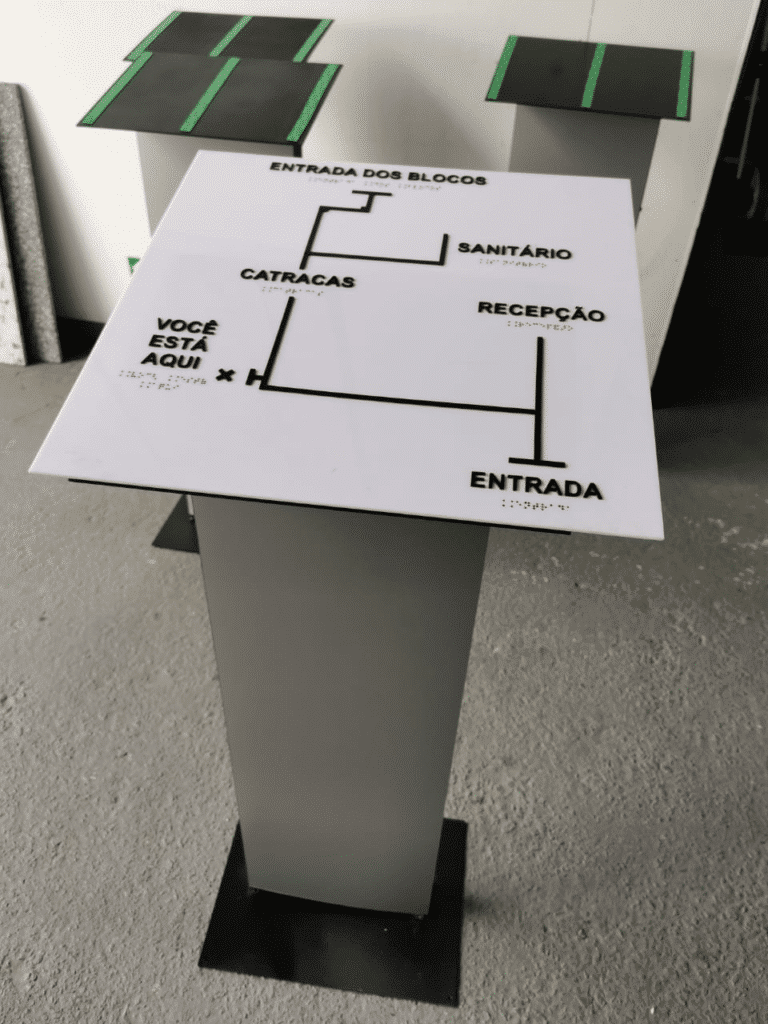 Mapas Táteis Lagge Acessibilidade