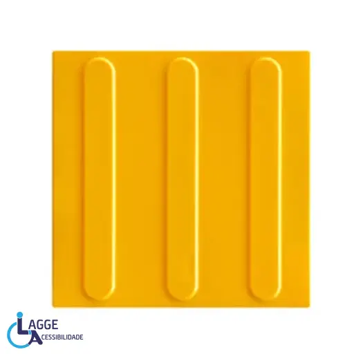 INSTALAÇÃO DE PISO TÁTIL PVC amarelo