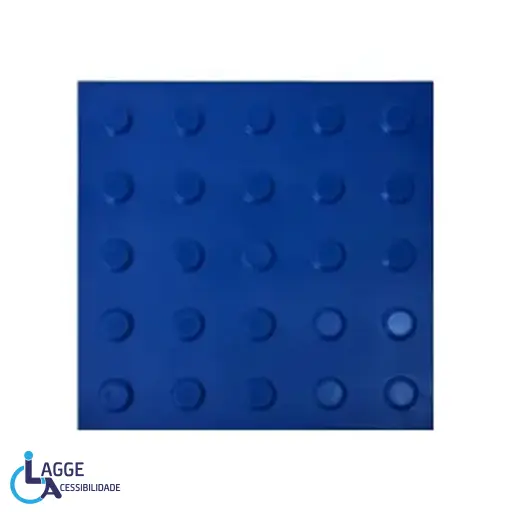 INSTALAÇÃO DE PISO TÁTIL PVC azul