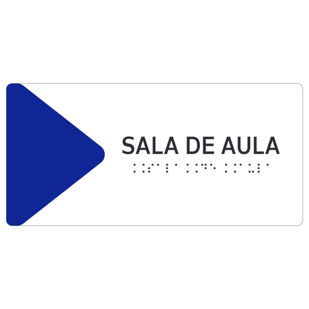 Placa Braille Personalizada para Ambientes - Lagge Acessibilidade