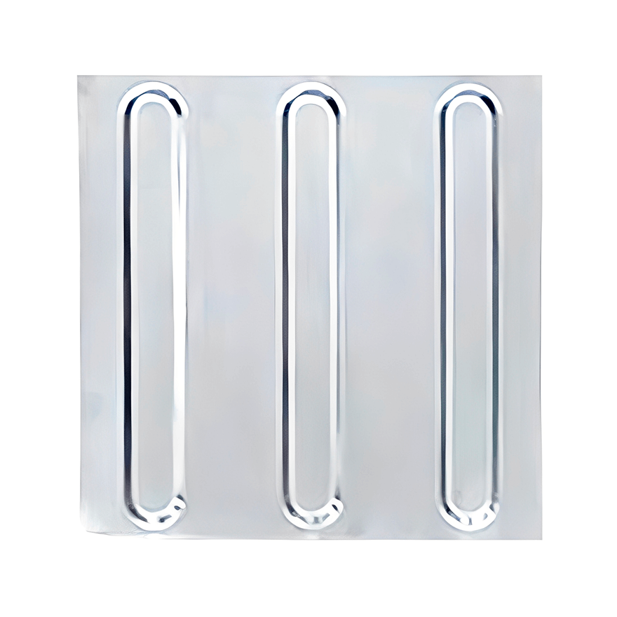 Piso Tátil Direcional Inox