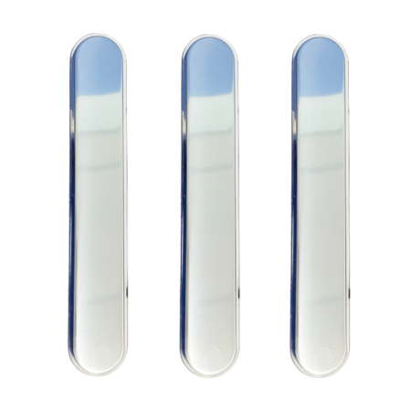 Elemento Tátil Direcional Inox Parafusado Liso