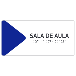Placa Braille Personalizada para Ambientes - Lagge Acessibilidade