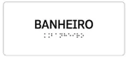Placas em Braille personalizadas